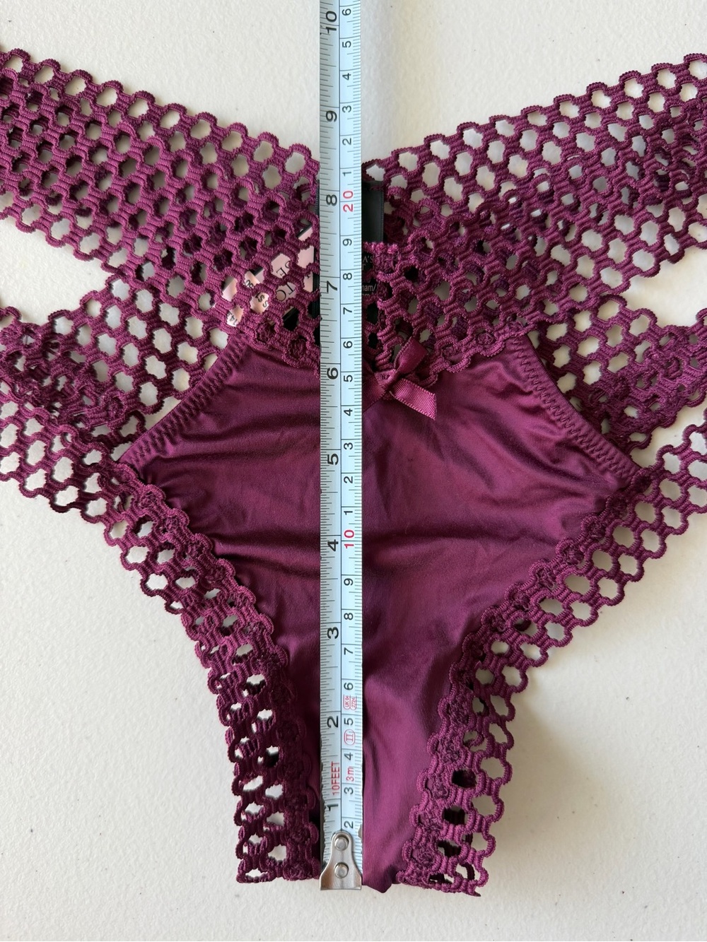 Victoria’s Secret Very Sexy Strappy Mesh Cheeky Panty L NWT - Picture 8 of 8